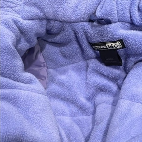 EUC! TODDLER 18 MONTH REI PURPLE INSULATED/FLEECE SNOWSUIT WITH GROWTH TUCK - Picture 8 of 12